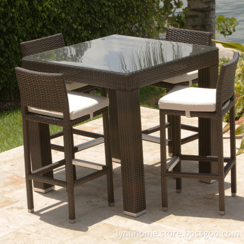 Outdoor Bar Table and Chairs (LN084T001)